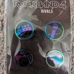 Rockband Lapel Pins